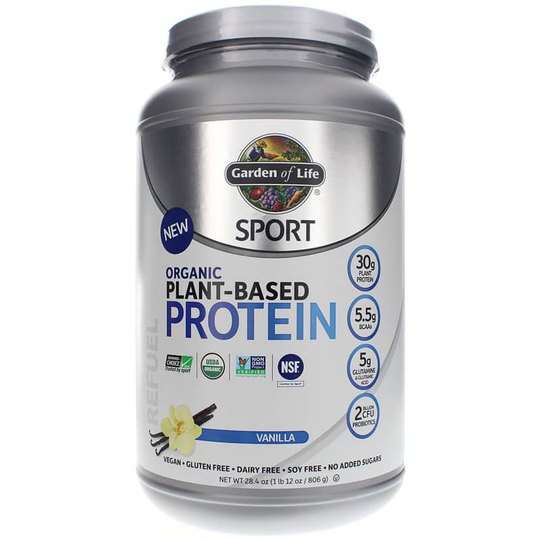 Garden of Life Sport Organic Plant-Based Protein Vanilla 28.4 Oz