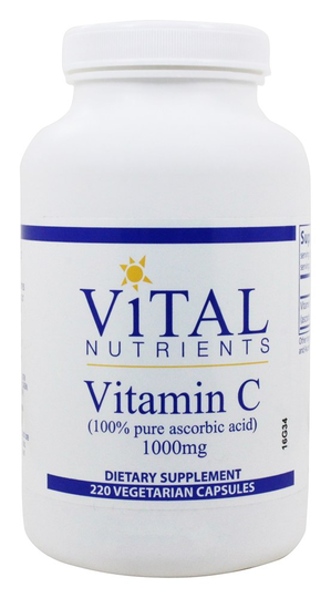 Vital Nutrients - Vitamin C 1000 mg. - 220 Vegetarian Capsules