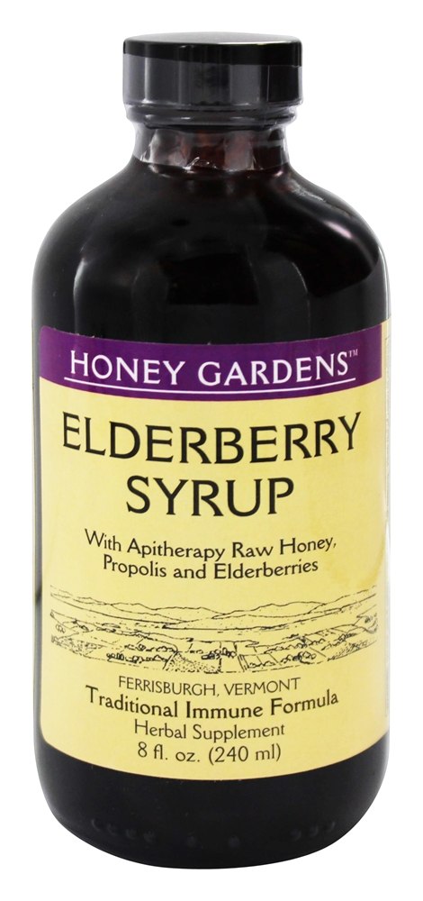 Honey Gardens - Elderberry Syrup Extract with Propolis - 8 fl. oz.