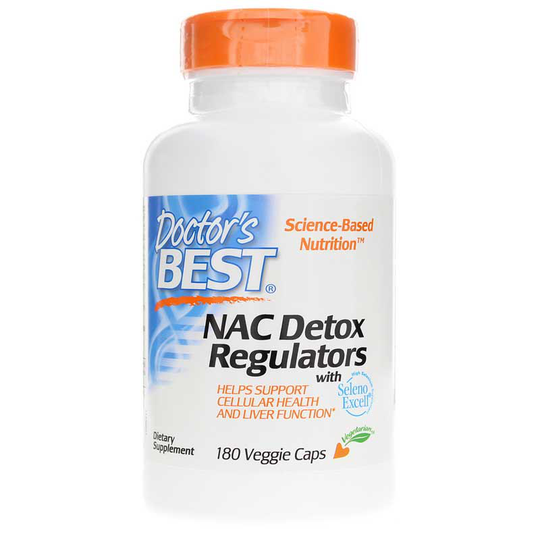 Doctors Best NAC Detox Regulators 180 Veg Capsules