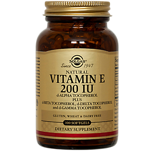 Natural Vitamin E - 200 IU (100 Softgels)
