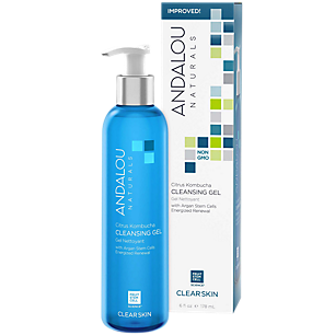 Citrus Kombucha Cleansing Gel with Argan Stem Cells for Energized Renewal (6 Fluid Ounces)