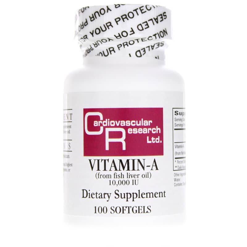 Cardiovascular Research Vitamin-A 10,000 IU 100 Softgels
