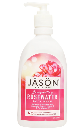 JASON Natural Products - Body Wash Invigorating Rosewater - 16 fl. oz.