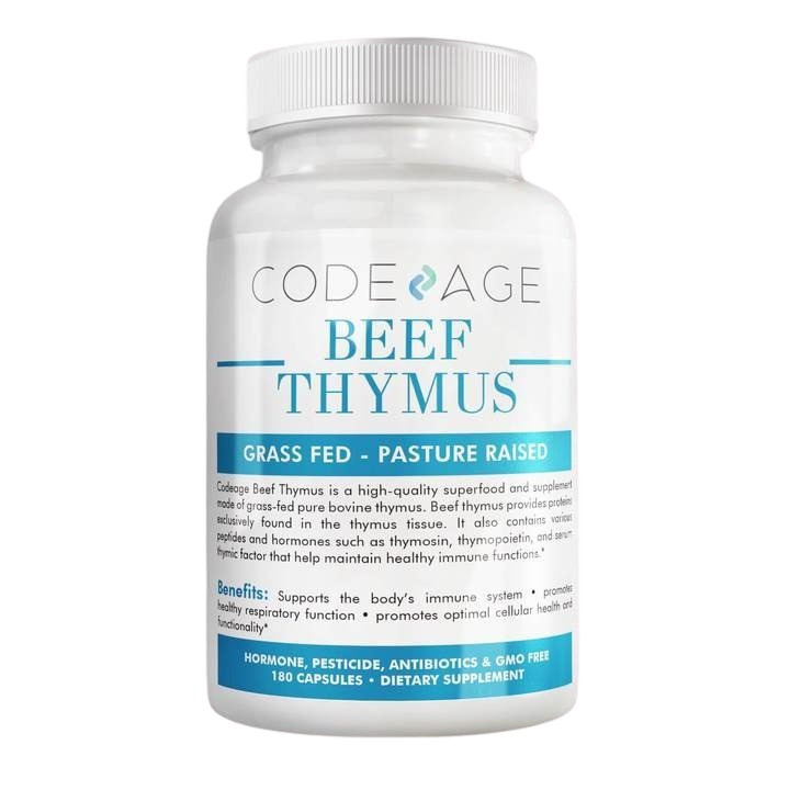 Codeage - Beef Thymus Grass-Fed & Pasture Raised - 180 Capsules