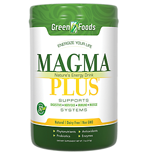 Magma Plus Powder - Nature's Energy Drink - Antioxidants, Enzymes, Probiotics & Phytonutrients (33 Servings)