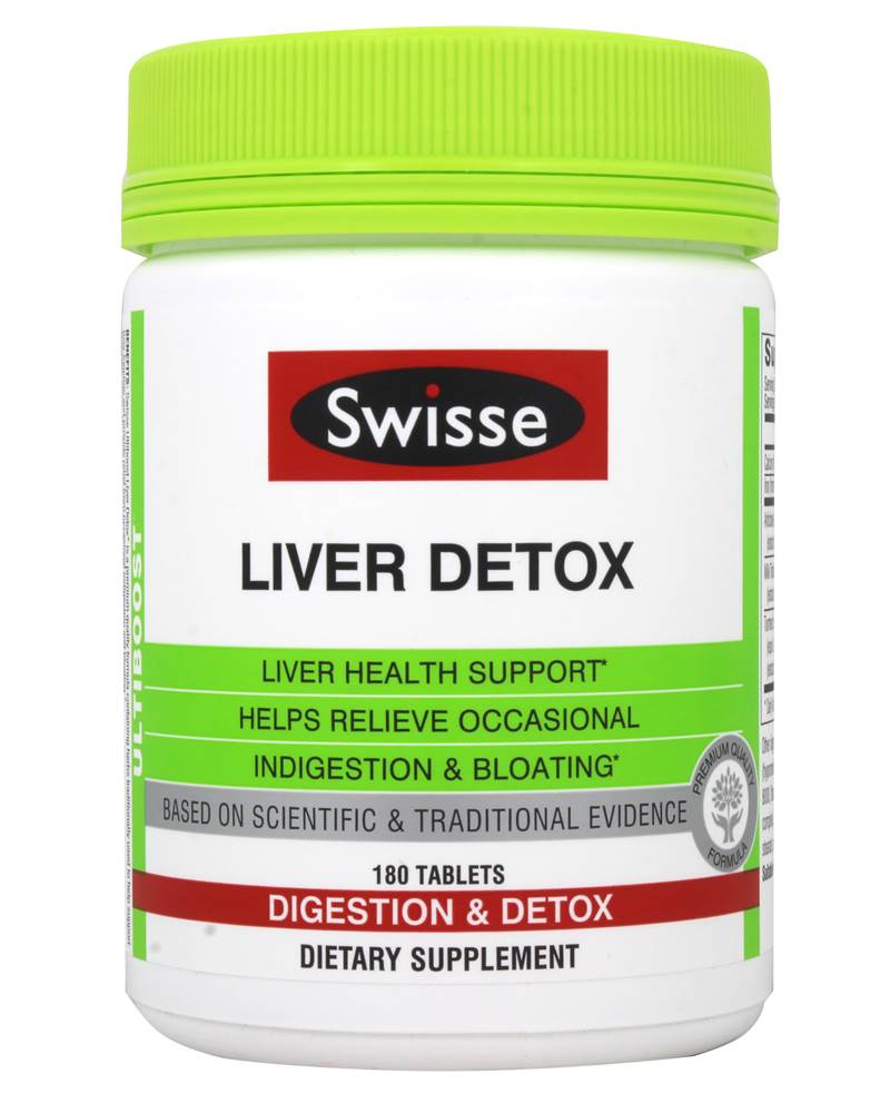 Swisse - Liver Detox Digestion Support - 180 Tablet(s)