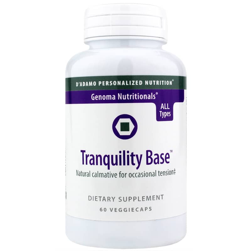 D Adamo Personalized Nutrition Tranquility Base 60 Veg Capsules