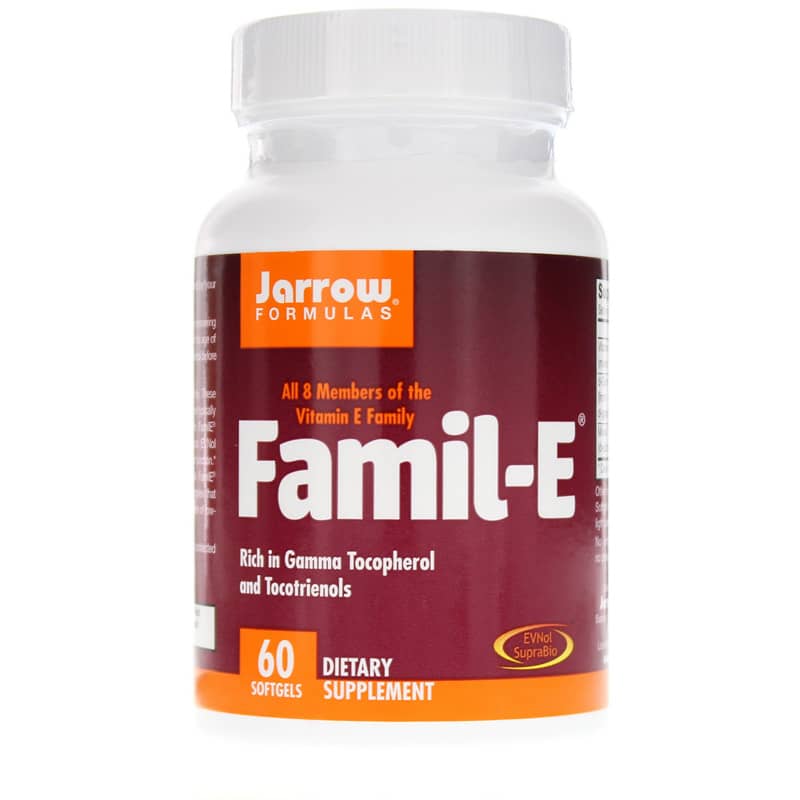 Jarrow Formulas Famil-E Vitamin E 60 IU 60 Softgels