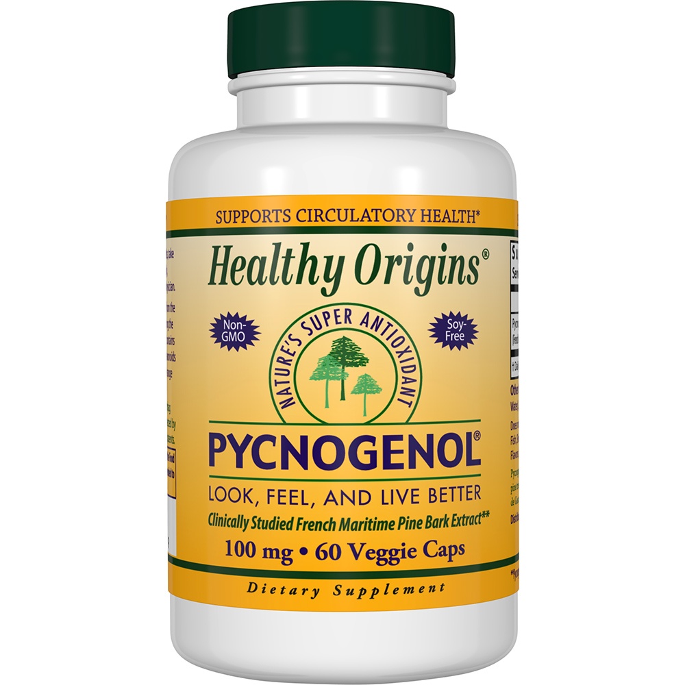 Healthy Origins - Pycnogenol 100 mg. - 60 Vegetarian Capsules