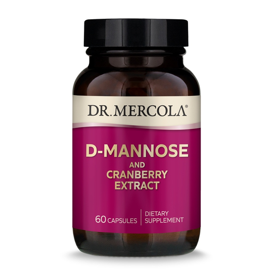 Dr. Mercola - D Mannose and Cranberry Extract - 60 Capsules
