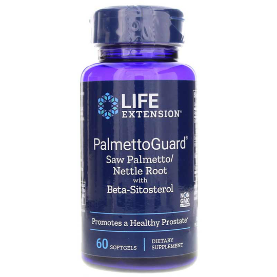 Life Extension PalmettoGuard Saw Palmetto/Nettle Root 60 Softgels