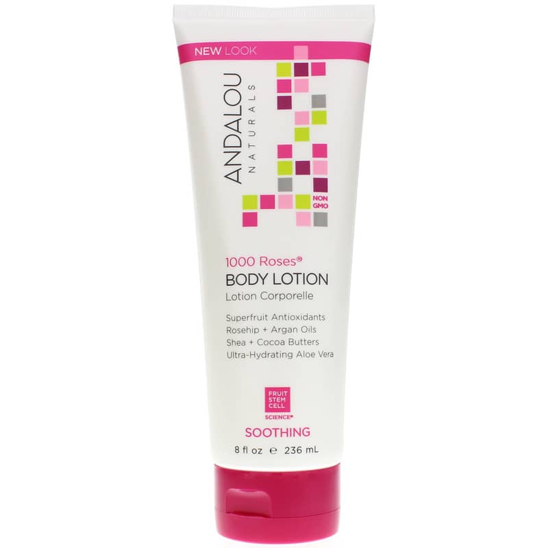 Andalou Naturals 1000 Roses Body Lotion, 8 Oz