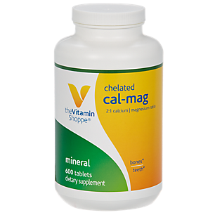 Chelated Cal-Mag - 2:1 Calcium Magnesium Ratio (600 Tablets)