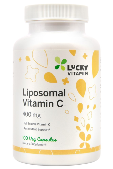 LuckyVitamin - Liposomal Vitamin C 400 mg. - 100 Veg Capsules