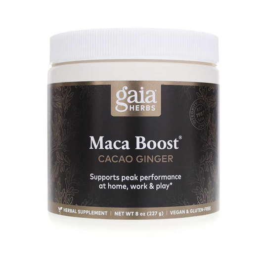 Gaia Herbs Maca Boost Cacao Ginger 8 Oz