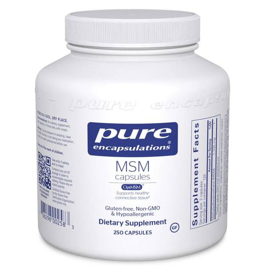 Pure Encapsulations MSM Capsules 250 Capsules