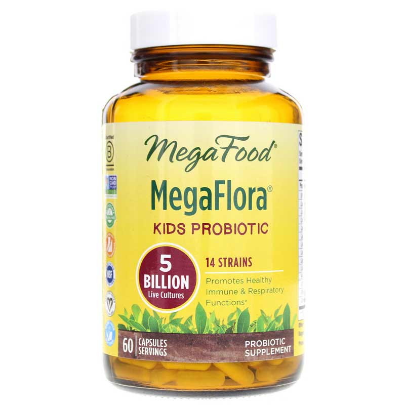 Megafood MegaFlora Kids Probiotic 60 Capsules
