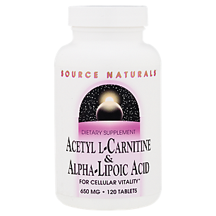Acetyl L-Carnitine & Alpha-Lipoic Acid - 650 MG (120 Tablets)