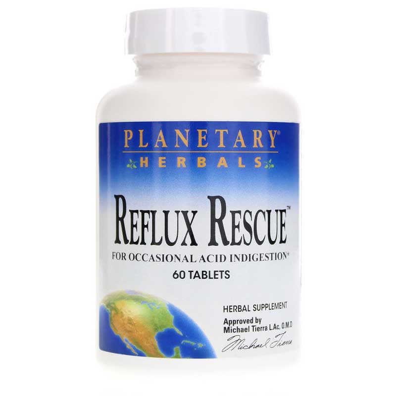 Planetary Herbals Reflux Rescue 60 Tablets