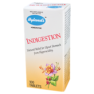 Indigestion - Homeopathic Medicine for Upset Stomach from Hyperactivity (100 Tablets)