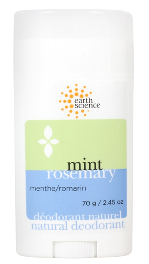 Earth Science - Natural Deodorant Mint Rosemary - 2.45 oz.