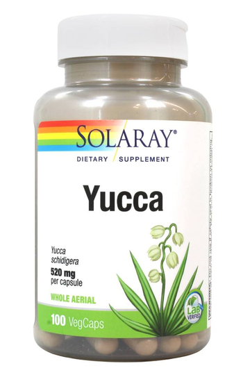 Solaray - Yucca (Yucca Schidigera) 520 mg. - 100 Veg Capsules