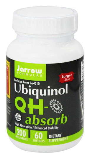 Jarrow Formulas - Ubiquinol QH-Absorb 200 mg. - 60 Softgels