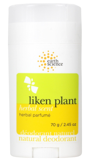 Earth Science - Liken Plant Natural Deodorant Herbal Scent - 2.45 oz.