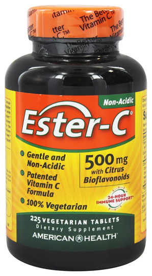 American Health - Ester-C with Citrus Bioflavonoids 500 mg. - 225 Vegetarian Tablets