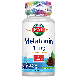 Melatonin - Instant Dissolve - Natural Chocolate Mint Flavor - 1 MG (120 Micro Tablets)