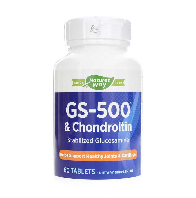 Natures Way Gs-500 & Chondroitin 60 Tablets