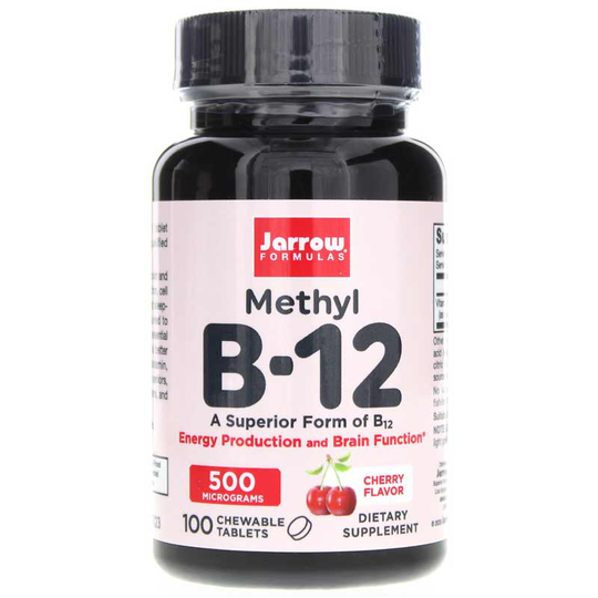 Jarrow Formulas Methyl B-12 500 Mcg 100 Chewable Tablets