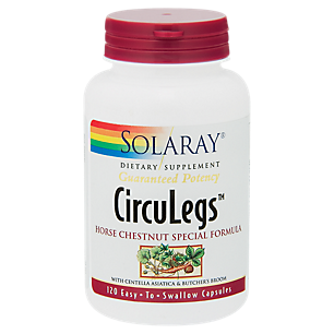 CircuLegs - Horse Chestnut Special Formula with Gotul Kola & Butcher's Broom (120 Easy to Swallow Capsules)