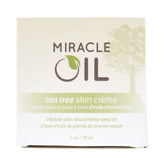 Earthly Body Miracle Oil Tea Tree Skin Creme 4 Oz