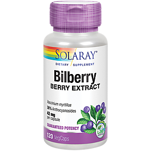 Bilberry Extract - Healthy Eyes & Circulation - 42 MG (120 Capsules)