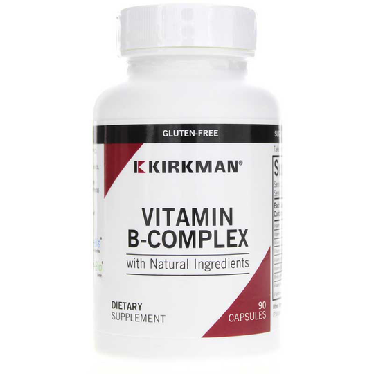 Kirkman Vitamin B Complex with Natural Ingredients 90 Capsules