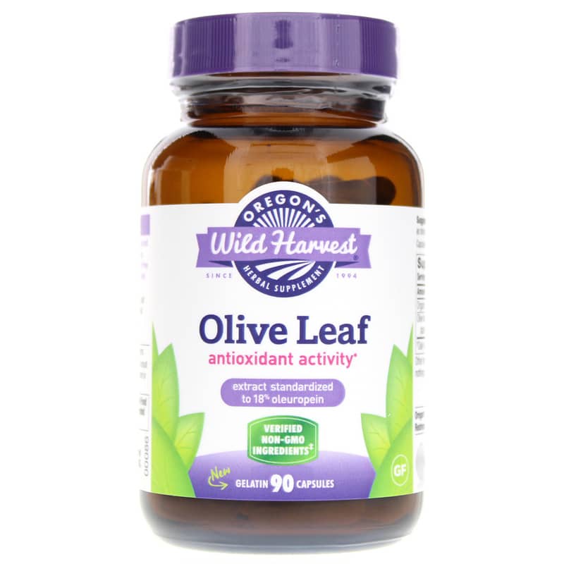 Oregons Wild Harvest Olive Leaf 90 Gel Capsules