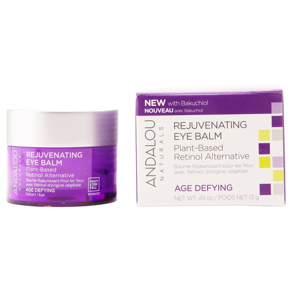 Andalou Naturals - Rejuvenating Plant Based Retinol Alternative Eye Balm - 0.45 oz.