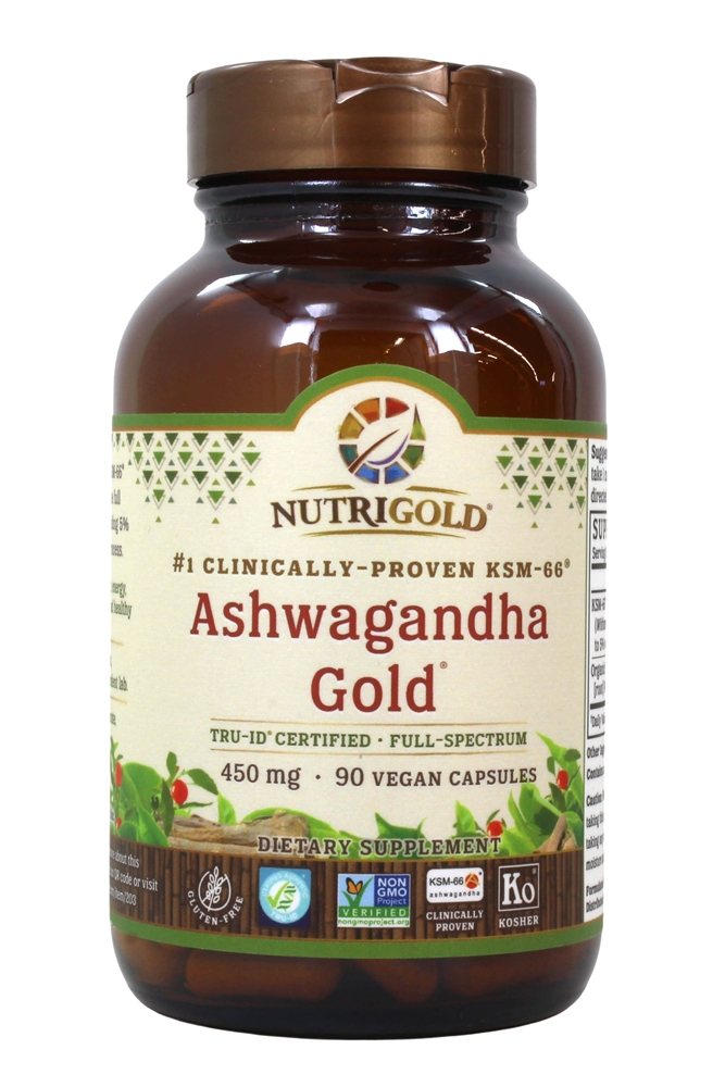 Nutrigold - Ashwagandha Gold 500 mg. - 90 Plantcaps