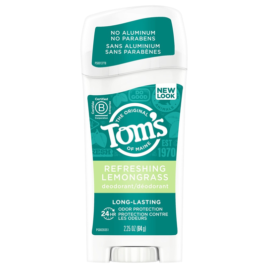 Tom's of Maine - Long Lasting Natural Deodorant Refreshing Lemongrass - 2.25 oz.