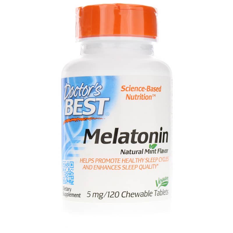 Doctors Best Melatonin 5 Mg 120 Chewable Tablets