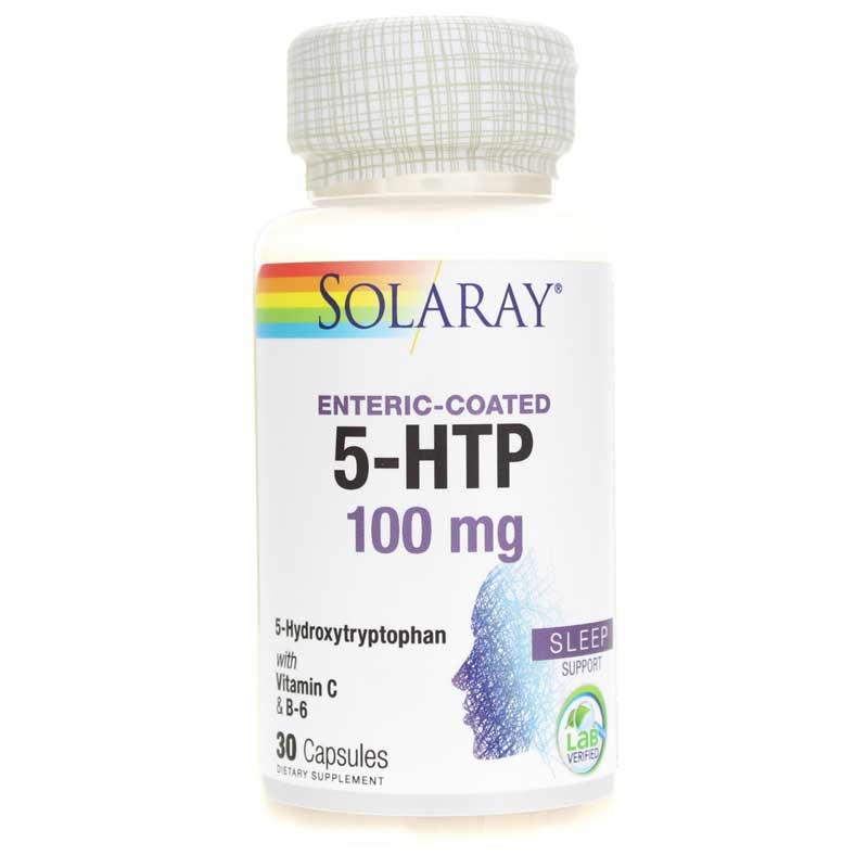 Solaray 5-Htp 100 Mg 30 Enteric Coated Capsules