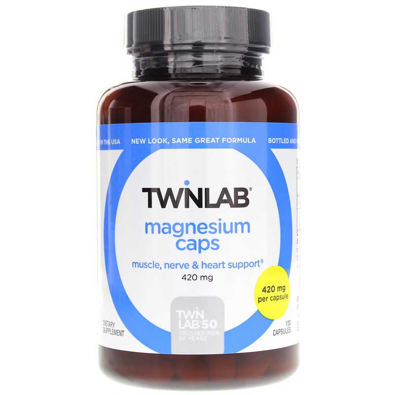 Twinlab Magnesium Caps 420 Mg 100 Capsules