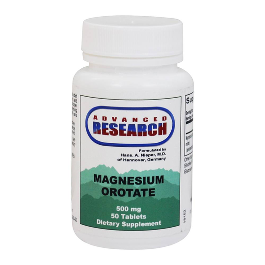 Advanced Research - Magnesium Orotate 500 mg. - 50 Tablets
