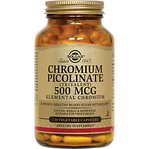 Chromium Picolinate - Elemental Chromium - 500 MCG (120 Vegetarian Capsules)