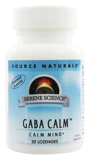 Source Naturals - GABA Calm Sublingual Orange Flavored - 30 Tablets