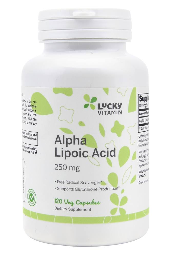 LuckyVitamin - Alpha Lipoic Acid 250 mg. - 120 Veg Capsules