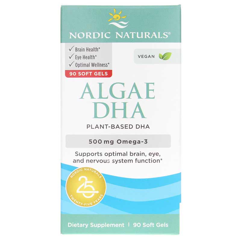 Nordic Naturals Algae DHA 90 Softgels