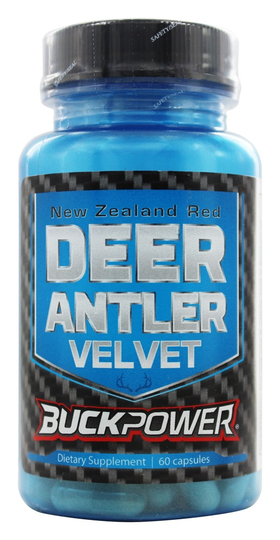 Natural Sport - BuckPower New Zealand Red Deer Antler Velvet 250 mg. - 60 Capsules